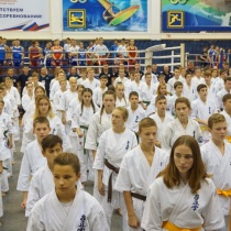 Церемония открытия соревнований по боевым искусствам в рамках IX летней Спартакиады учащихся России